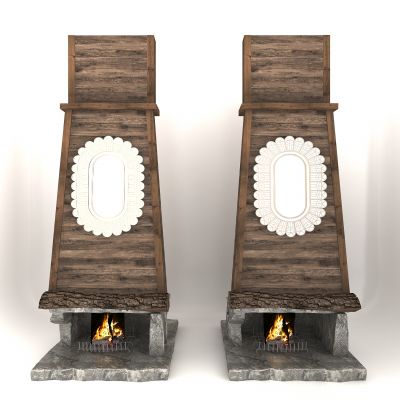 现代风格装壁炉