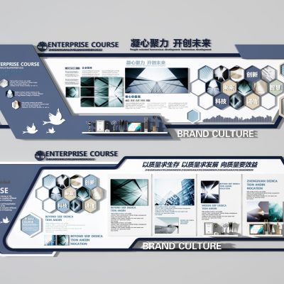 企业展示墙   文化墙