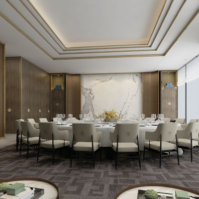 新中式餐厅包间