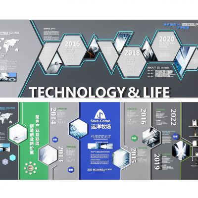 企业展示墙  造型墙
