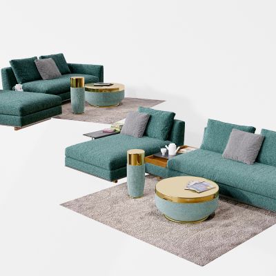 现代简约轻奢客厅沙发