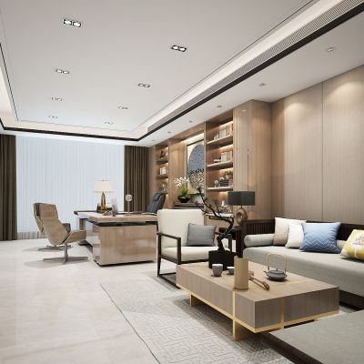 新中式总经理办公室