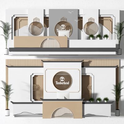 中式 造型墙  装饰墙