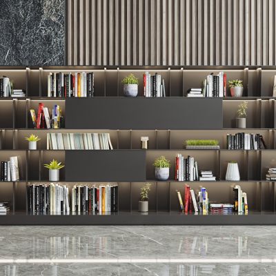 现代书柜组合