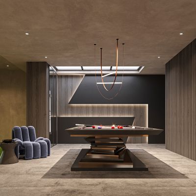 现代风格别墅影音室