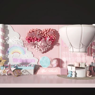 气球 美陈 合影区