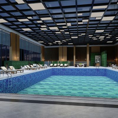 现代游泳池