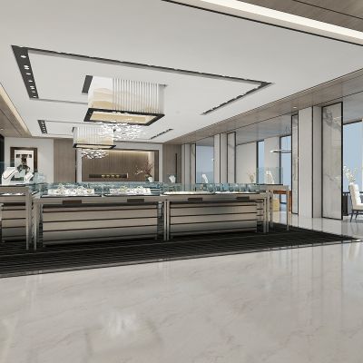 现代黄金珠宝店