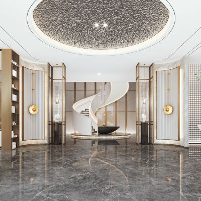 现代售楼处门厅