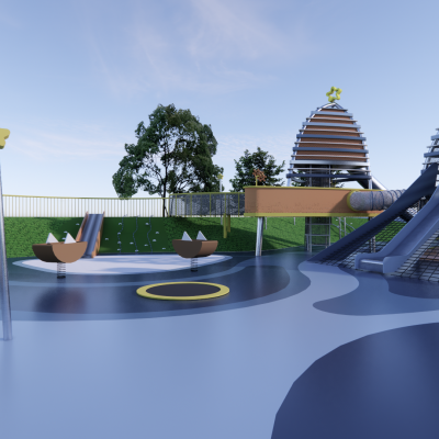 现代儿童活动区