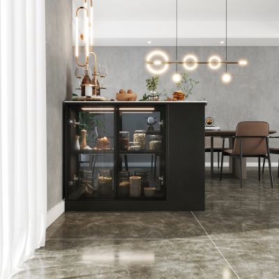 岩板吧台酒柜餐边柜