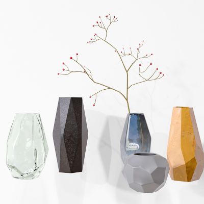 北欧简约花瓶盆栽