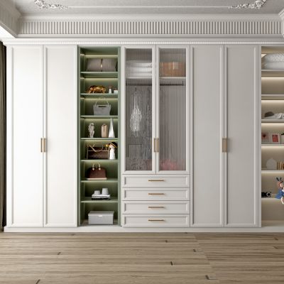 简欧嵌入式衣柜 衣橱 衣帽间