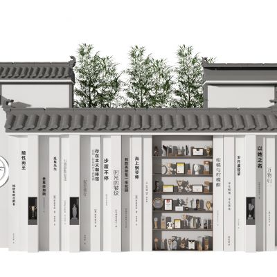 奖杯奖状  装饰墙柜