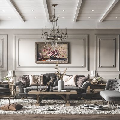 美式客厅