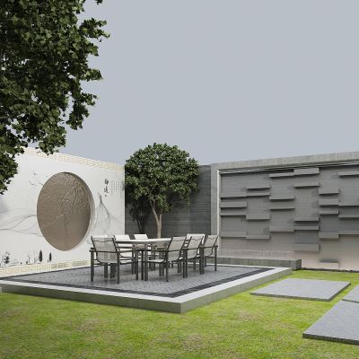 新中式庭院景观