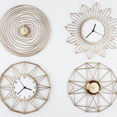 现代金属挂饰钟表 墙饰挂件