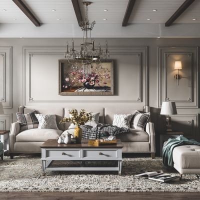 美式客厅