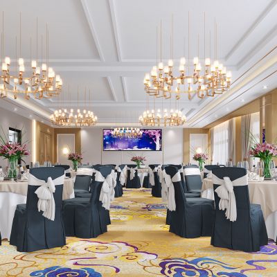 现代宴会厅，宴会厅