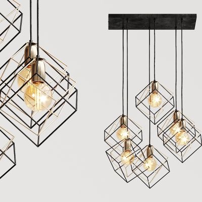 工业风几何装饰灯