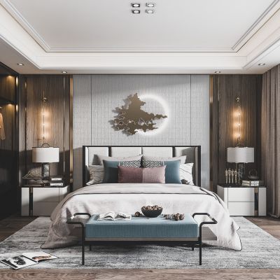 新中式卧室