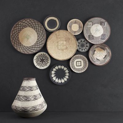 东南亚墙面挂盘组合