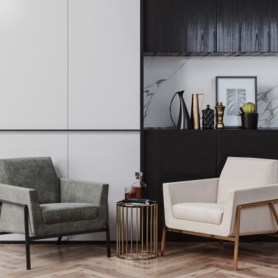 现代休闲椅组合