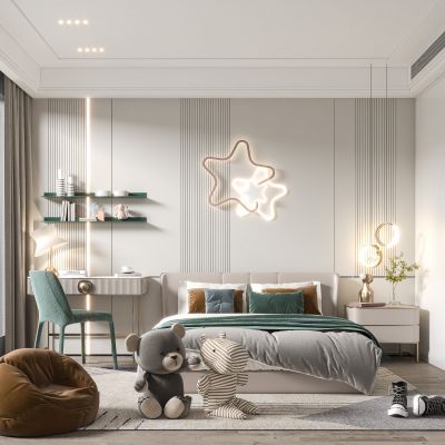 现代儿童房男孩房