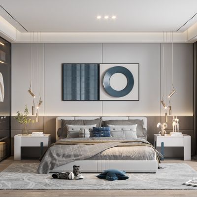 现代儿童房男孩房