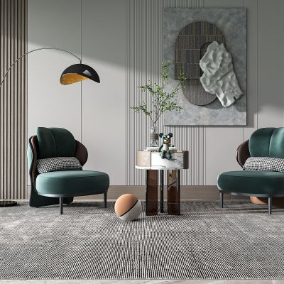 现代轻奢休闲椅