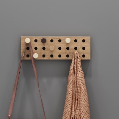 北欧 现代风格 挂衣板 衣服 包