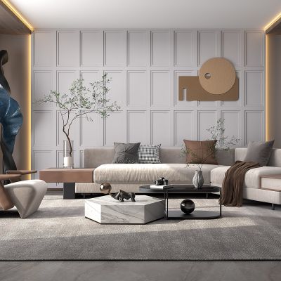 现代轻奢沙发组合