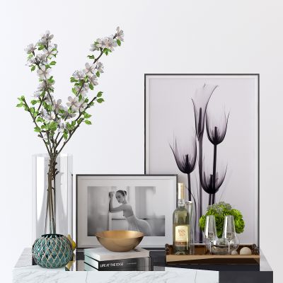 现代洗浴用品盆栽