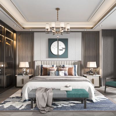 新中式卧室