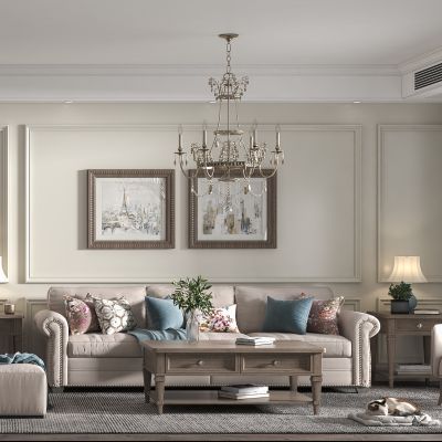 美式客厅