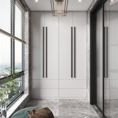 现代阳台储物柜衣柜