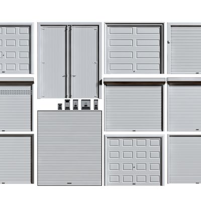 现代车库卷帘门