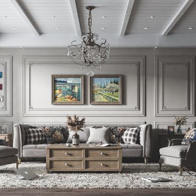 美式客厅