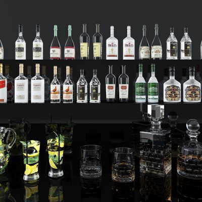 洋酒红酒组合,酒水 ，酒瓶子