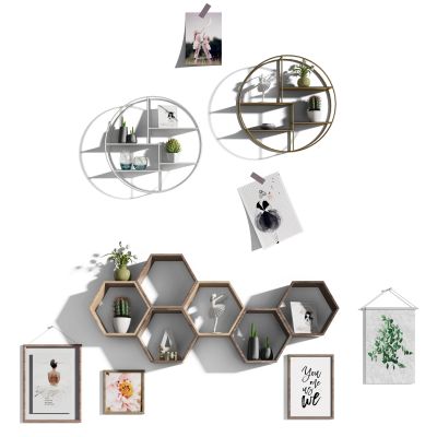 北欧墙面装饰架