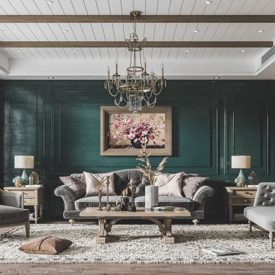 美式客厅