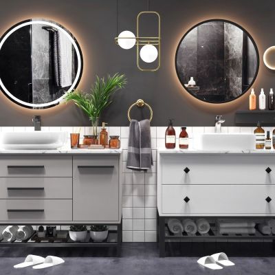 北欧梳妆台化妆桌组合