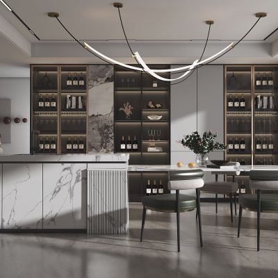 轻奢餐桌椅组合