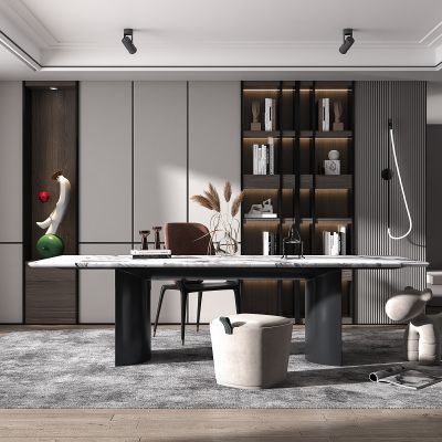 现代轻奢书房