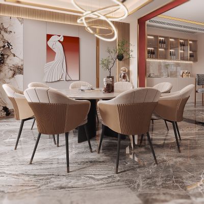 现代餐厅，轻奢餐厅，餐厅