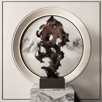 新中式太湖石雕塑