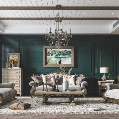美式客厅