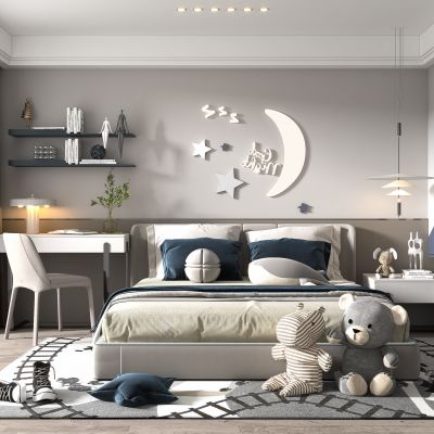 现代儿童房男孩房