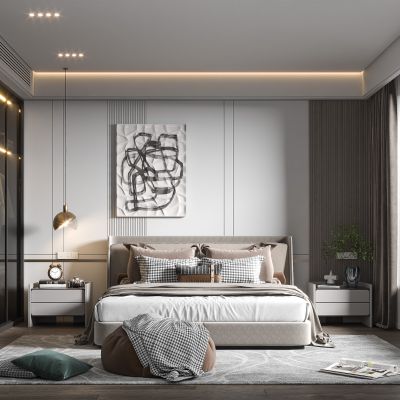 现代卧室