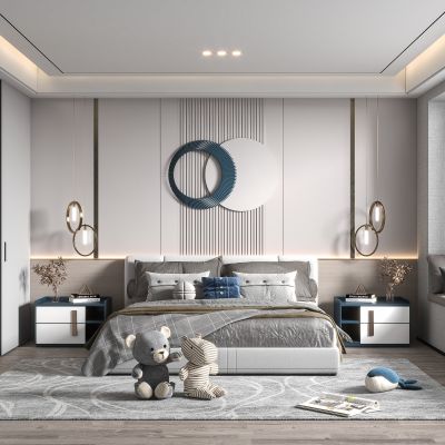 现代儿童房男孩房